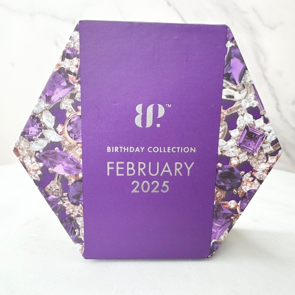 Bomb Party February She's Positively Glamorous Amethyst Earrings ER93230 NWT - Picture 6 of 6